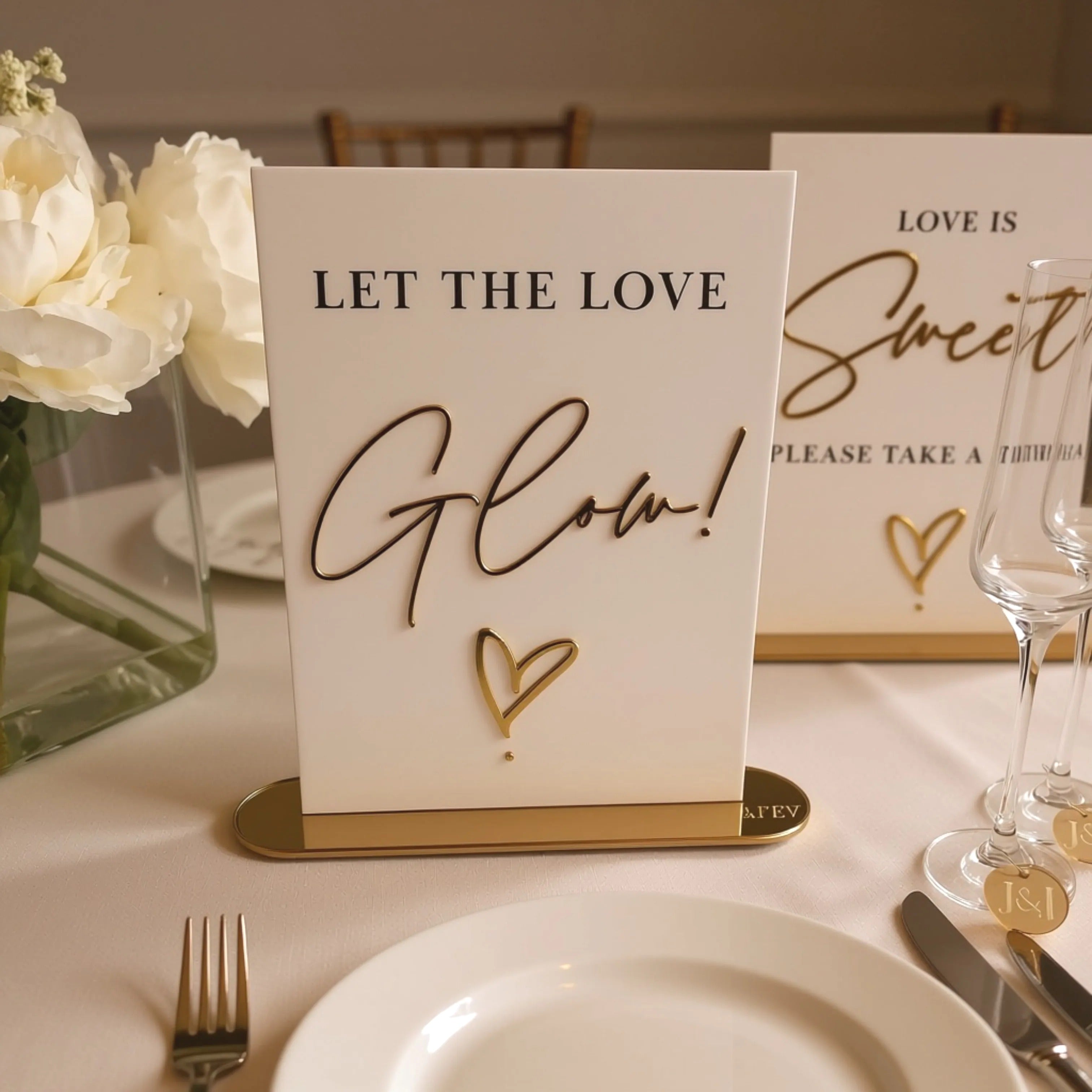 Luxury Engagement Party Signs
