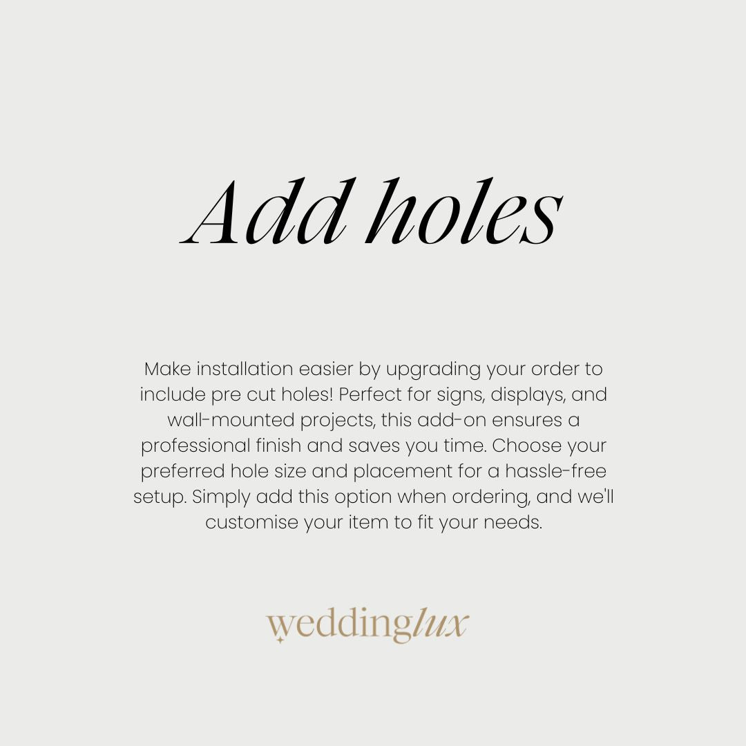 Wedding Welcome Signs