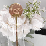 Hen Party Personalised Drinks Stirrers