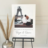 Wedding Welcome Sign with Photo