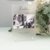 Personalised Couples Baby Photos Wedding Table Numbers