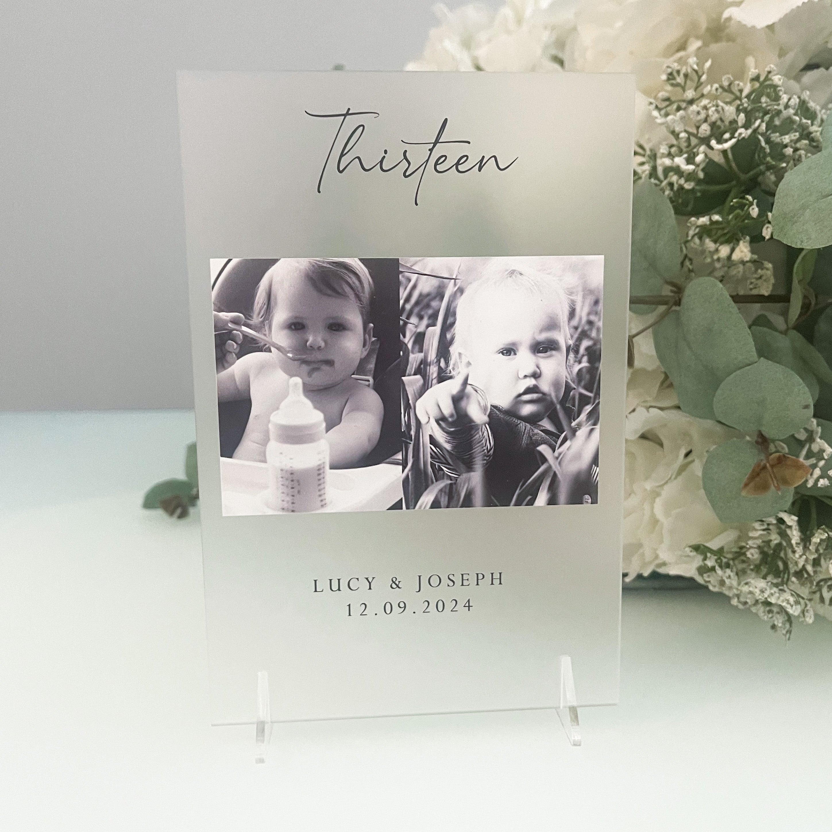 Add Your Image Wedding Table Numbers