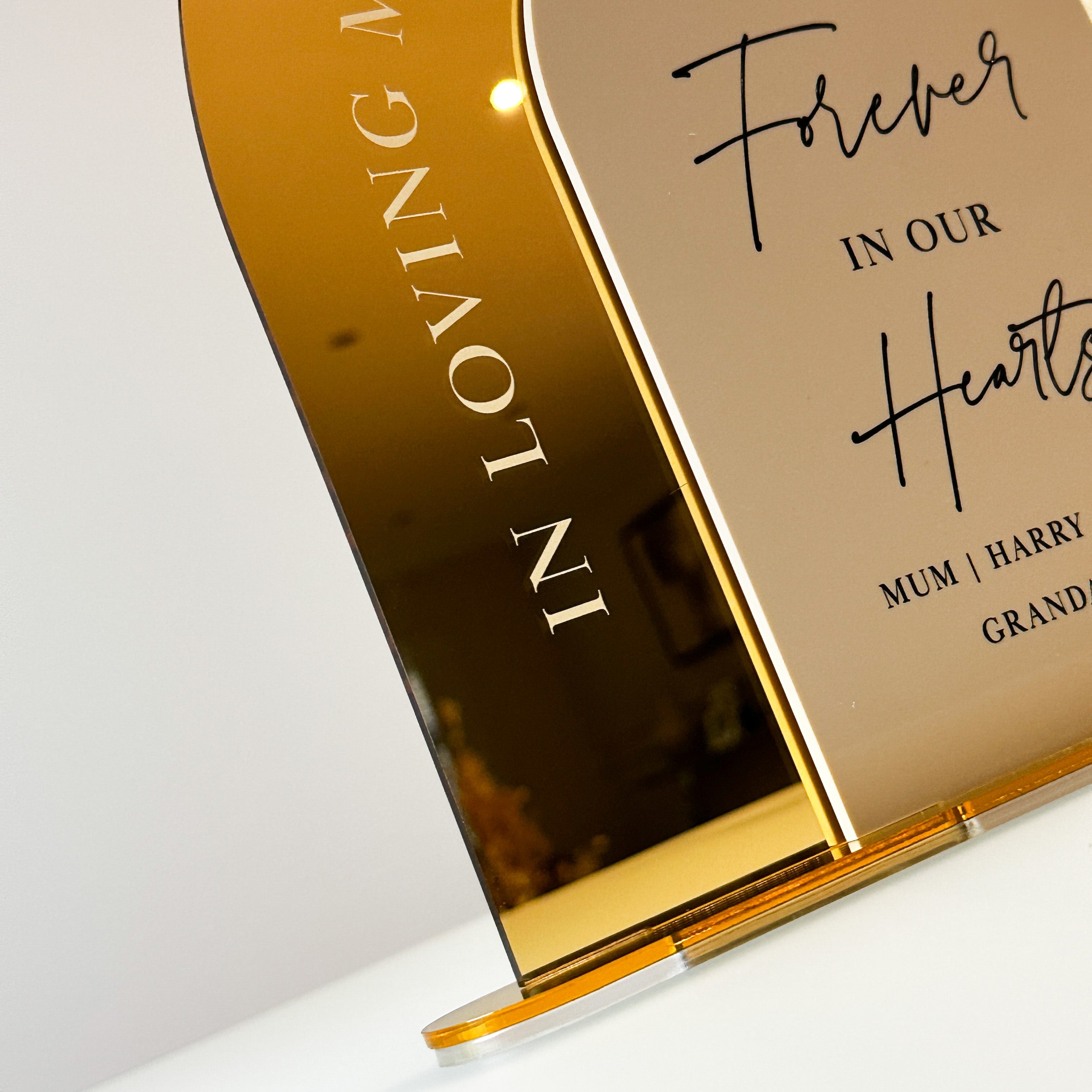 Personalised Wedding Remembrance Sign