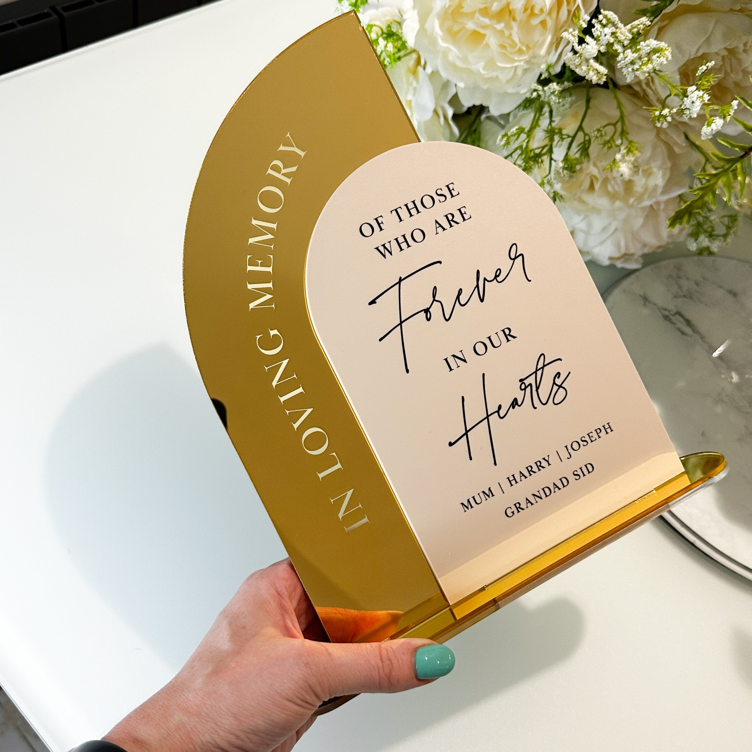 Wedding Engraved Sentimental Signs