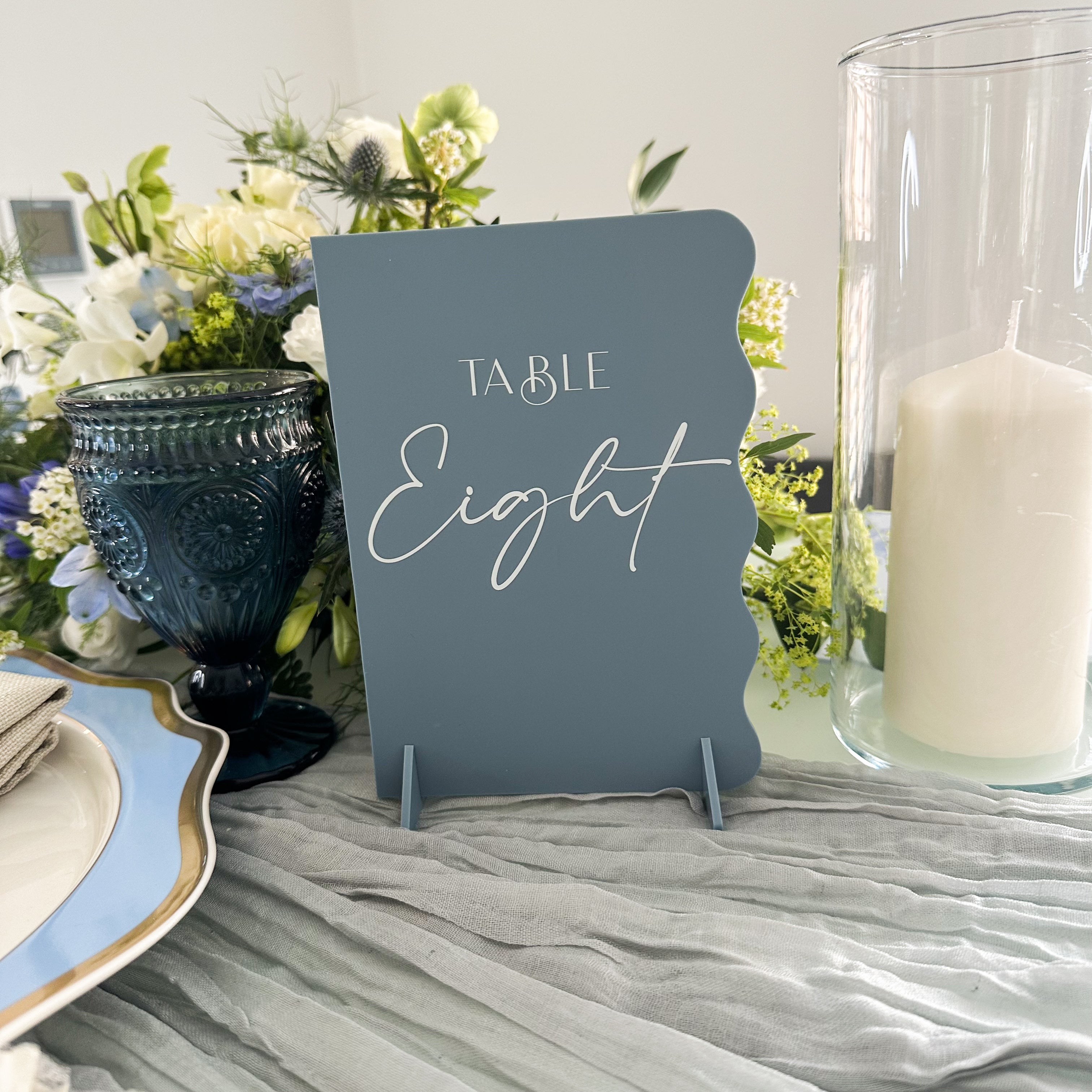 Bridgerton Inspired Wedding Table Numbers