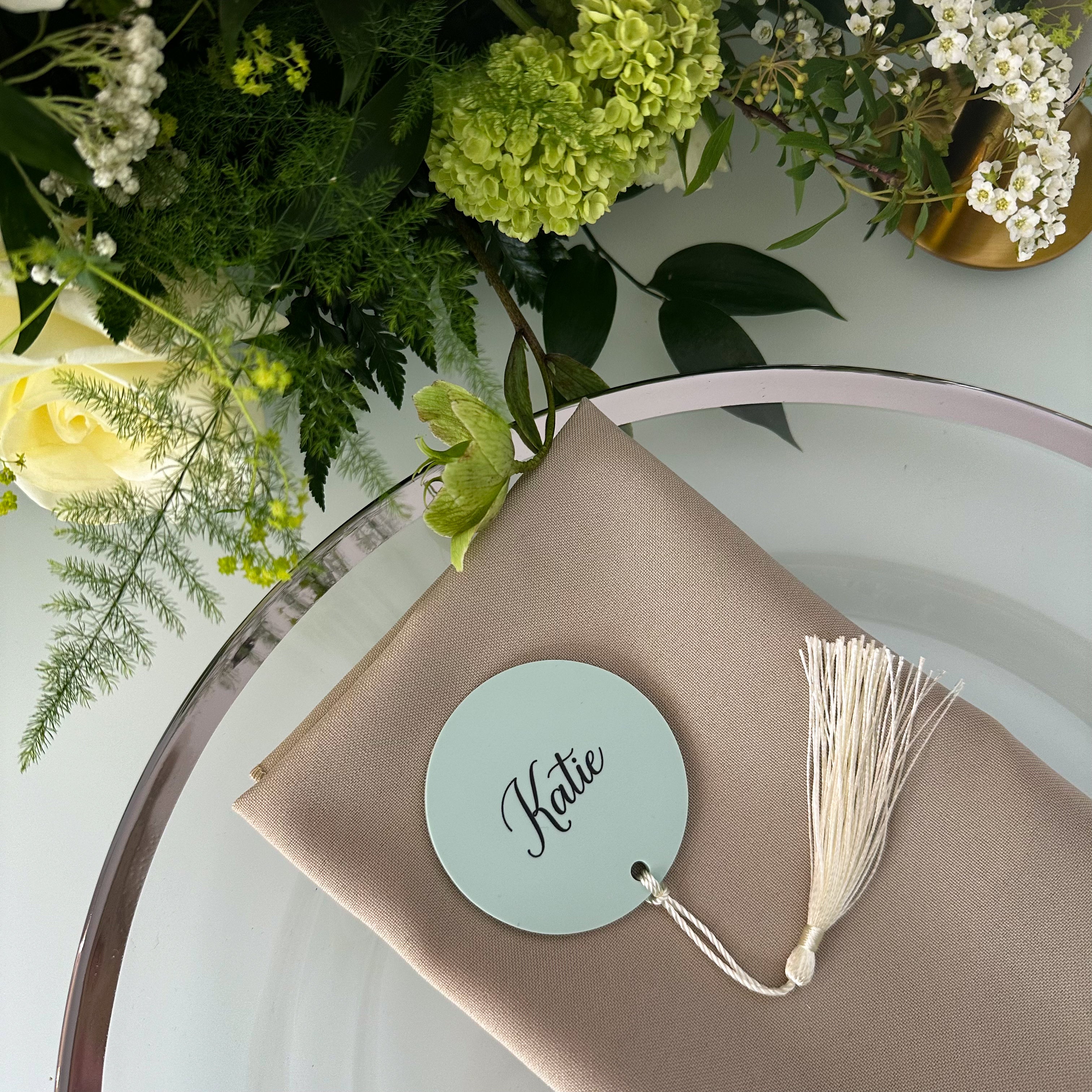 Bridgerton Themed Wedding Table Décor