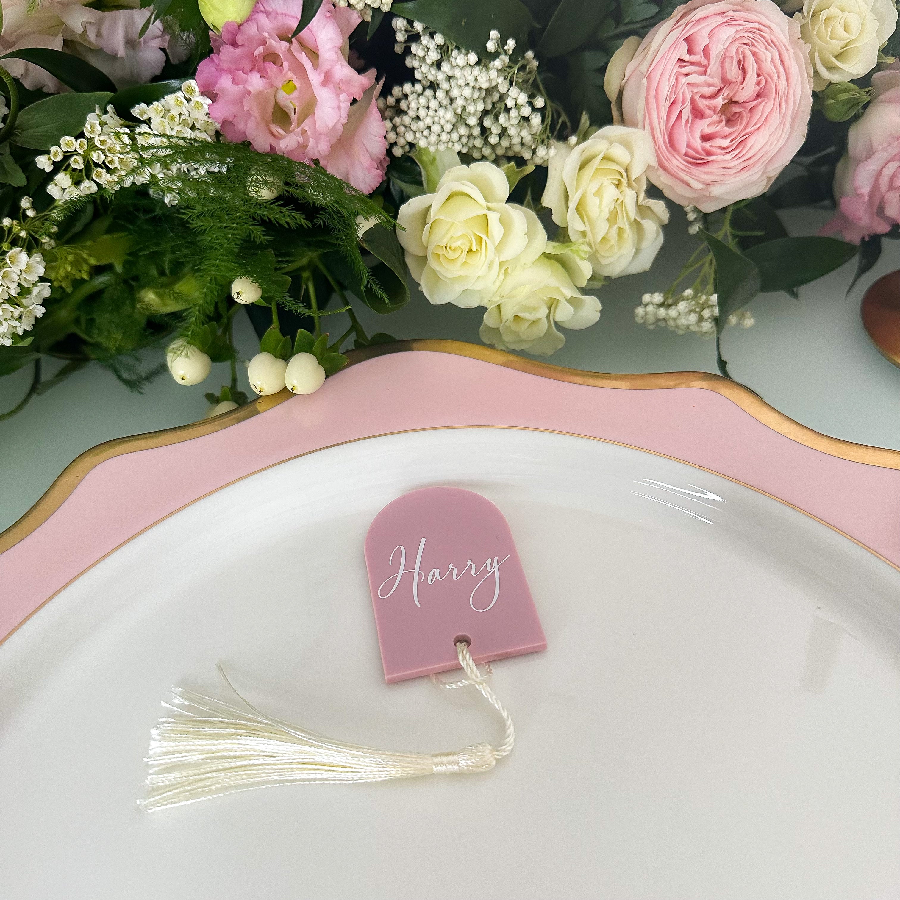 Bridgerton Themed Wedding Table Décor