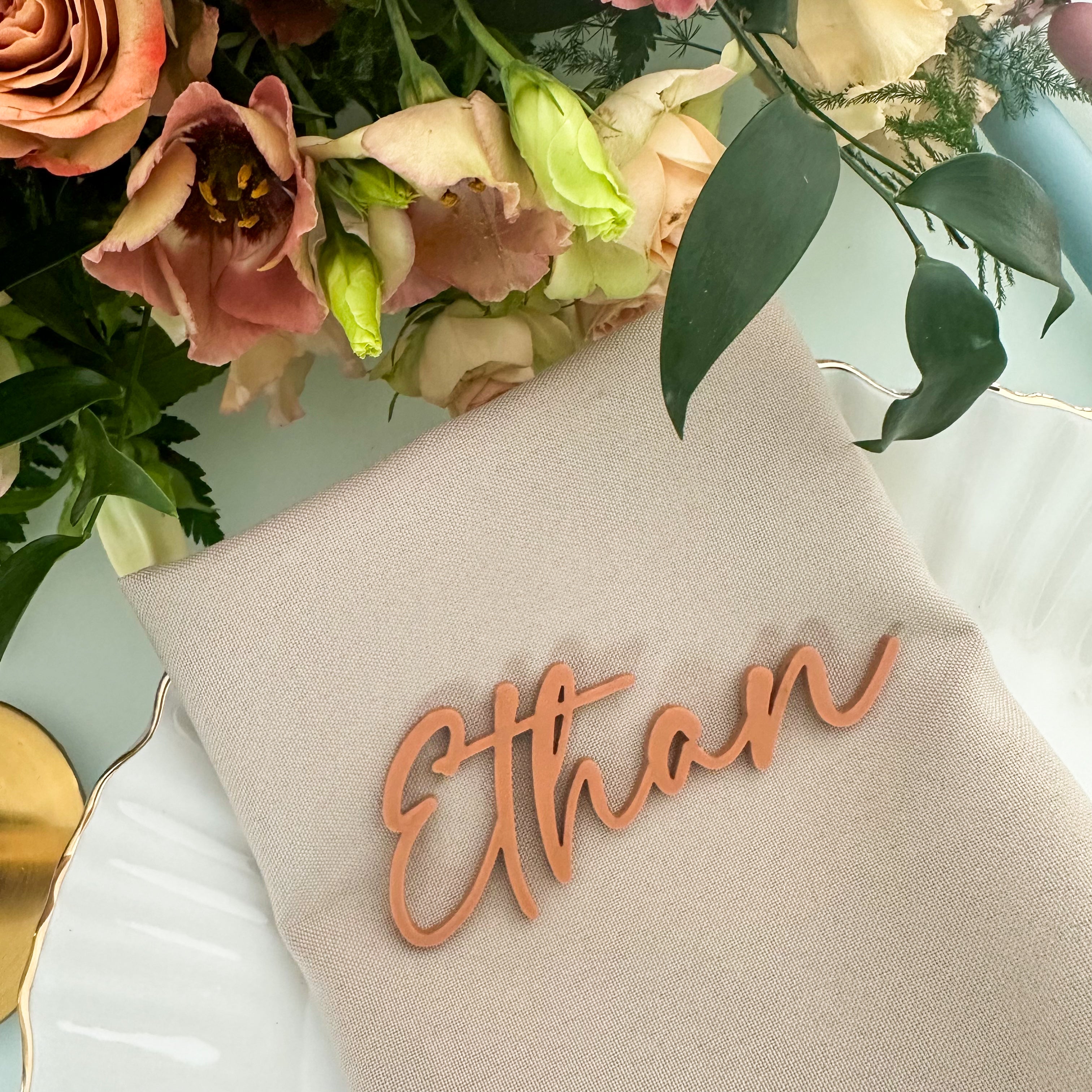 Terracotta Wedding Table Décor