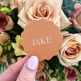 Terracotta Wedding Place Cards