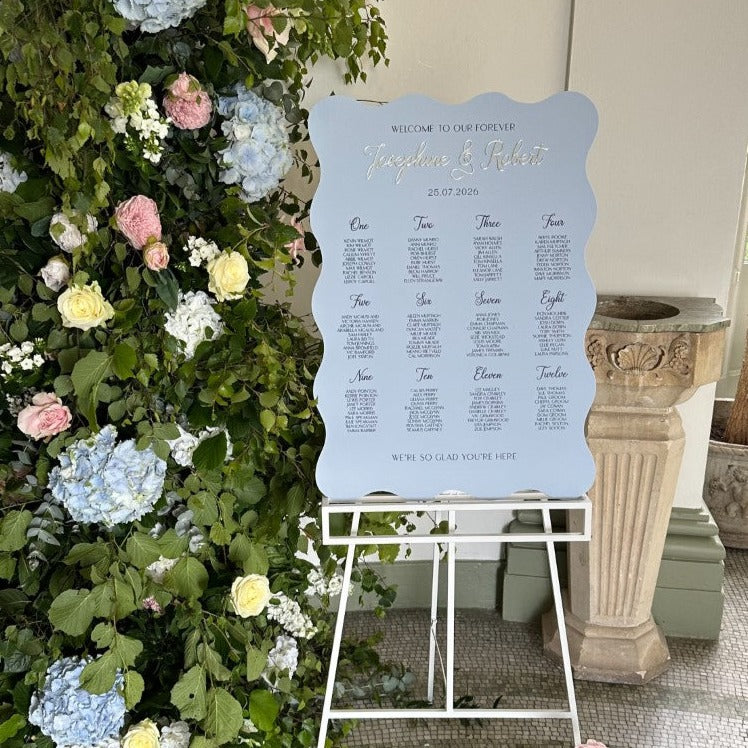Bridgerton Inspired Wedding Table Plan
