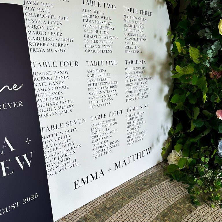 Personalised Combined Wedding Sign Bundle