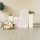 Pink & Cream Luxury Wedding Signage