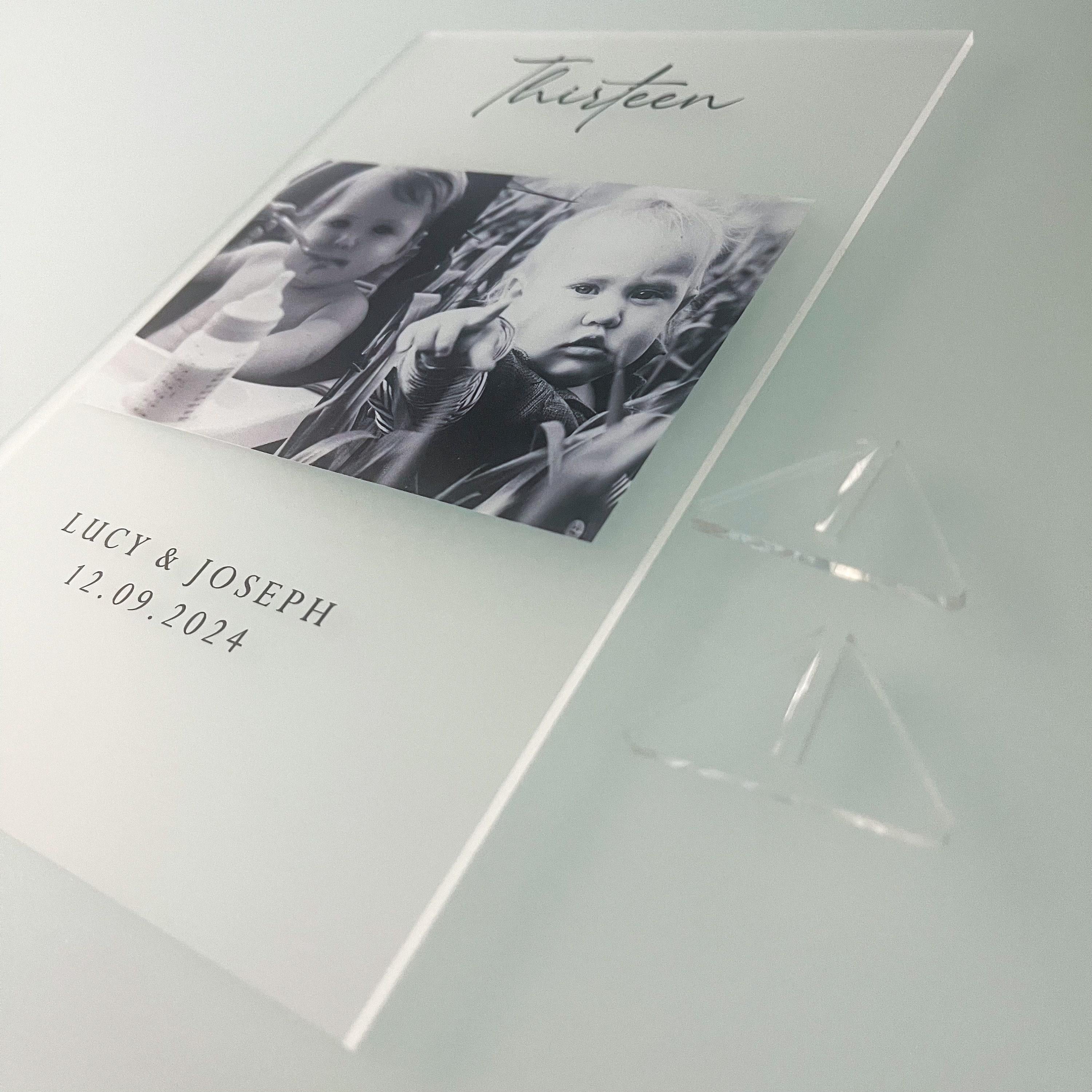 Personalised Photo Wedding Table Numbers