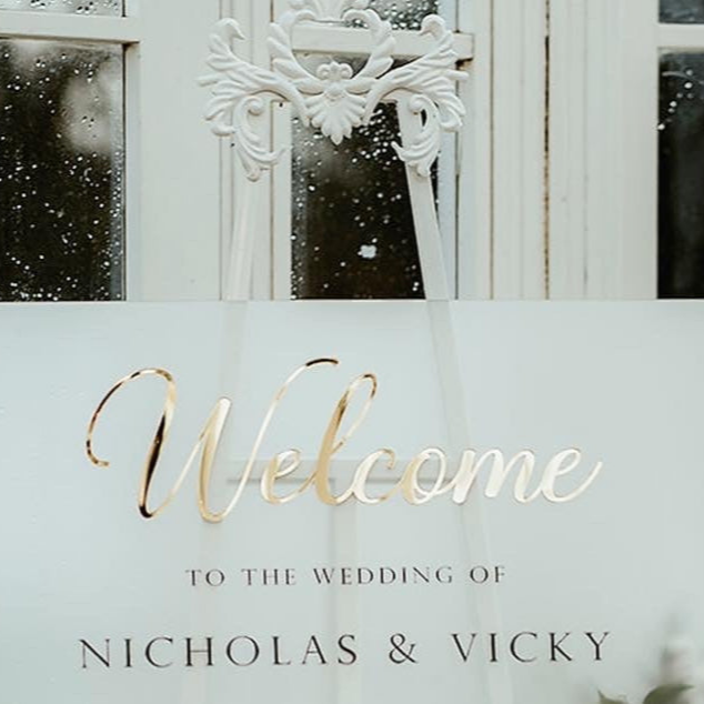 Wedding Venue Welcome Sign