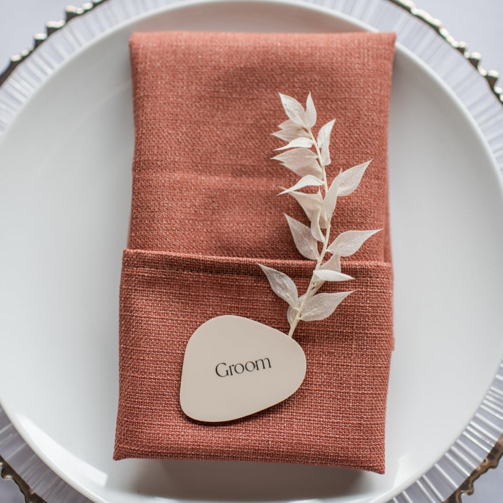 Simplistic Wedding Place Cards