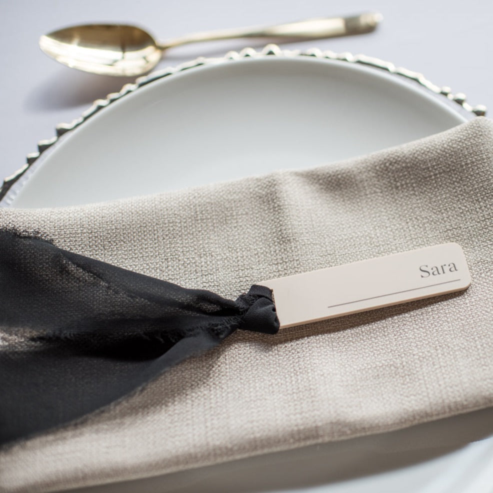 Natural Stone Wedding Place Cards