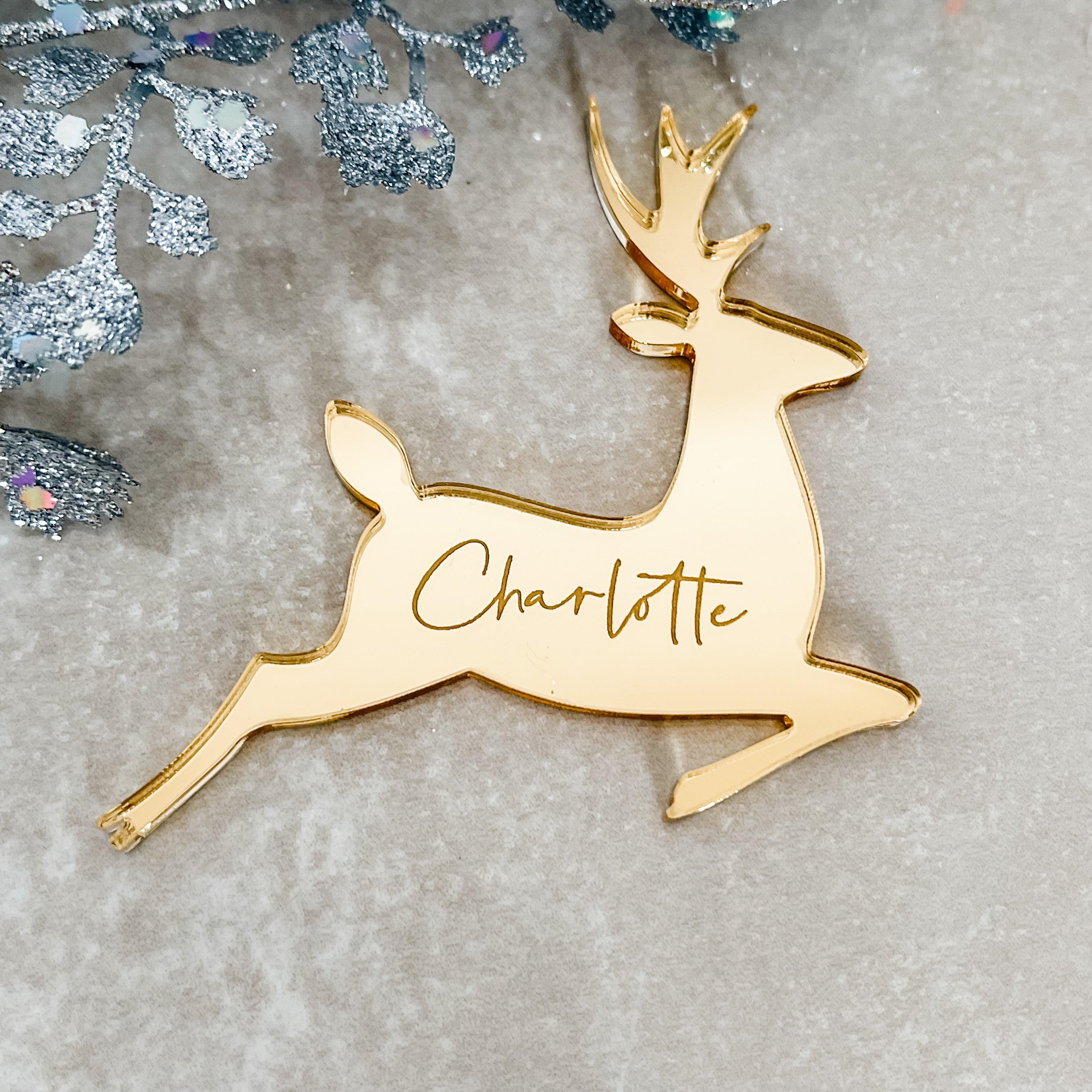 December Wedding Place Cards