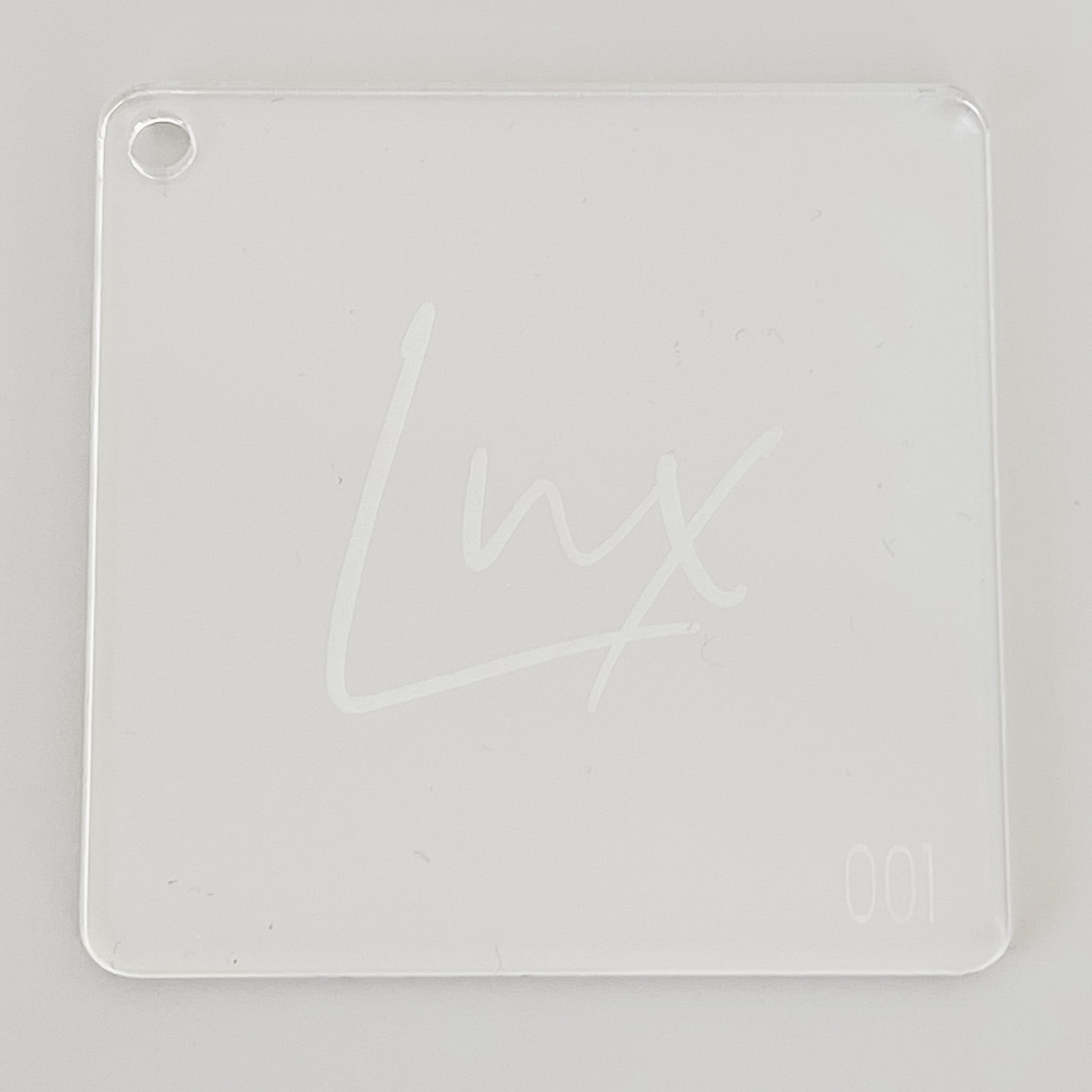 White Wedding Frosted Place Names