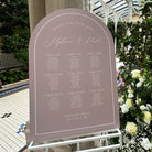 Mocha Mousse Wedding Seating Chart