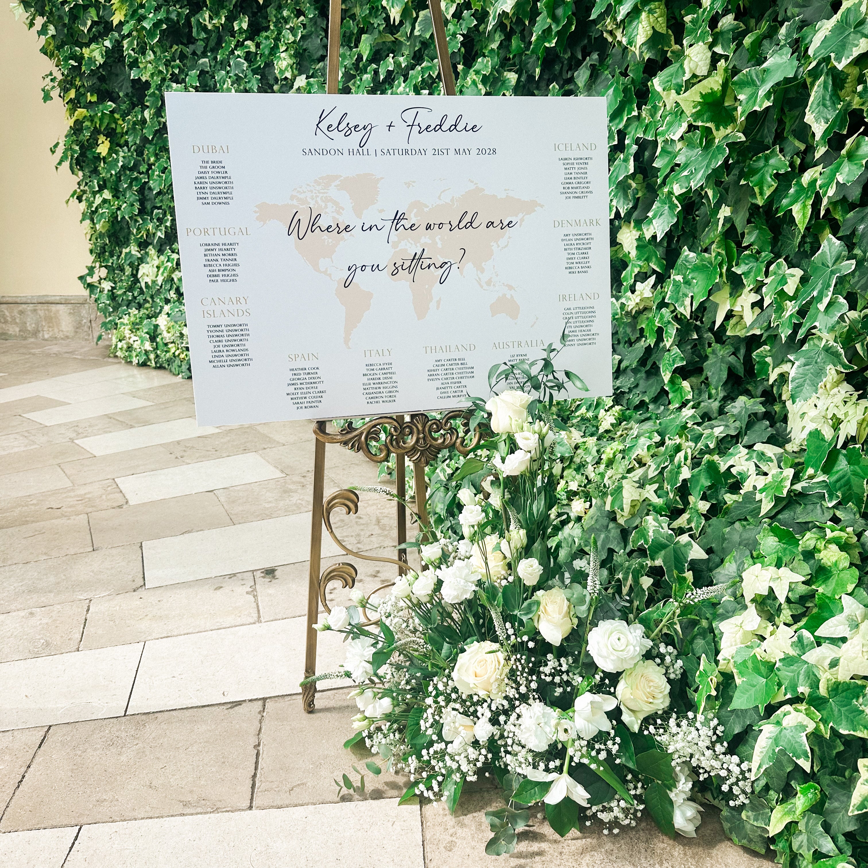 Where in the World Seating Planner