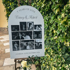 Wedding Welcome Sign with Photos