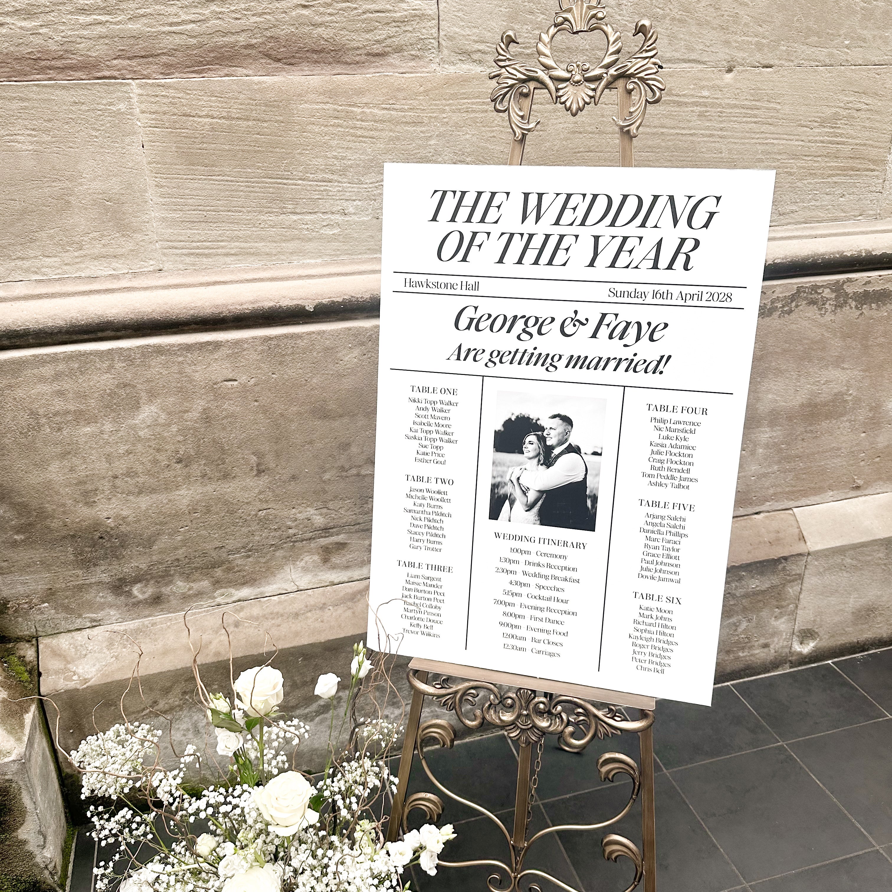 Wedding of the Year Sign