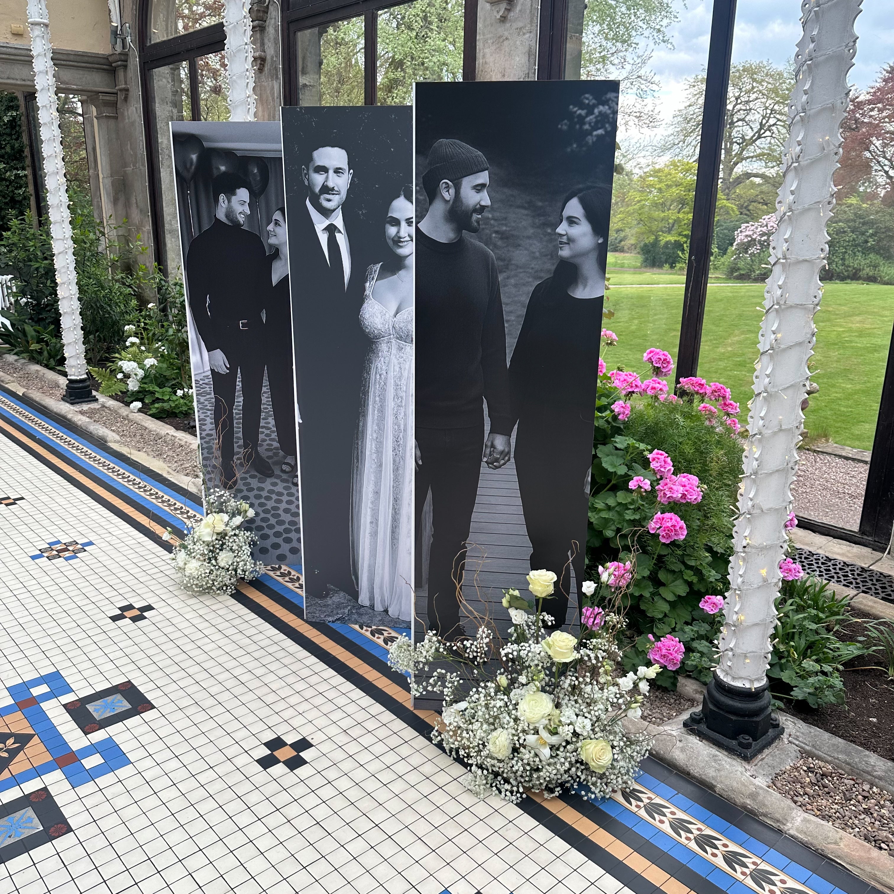 Wedding Concertina Display