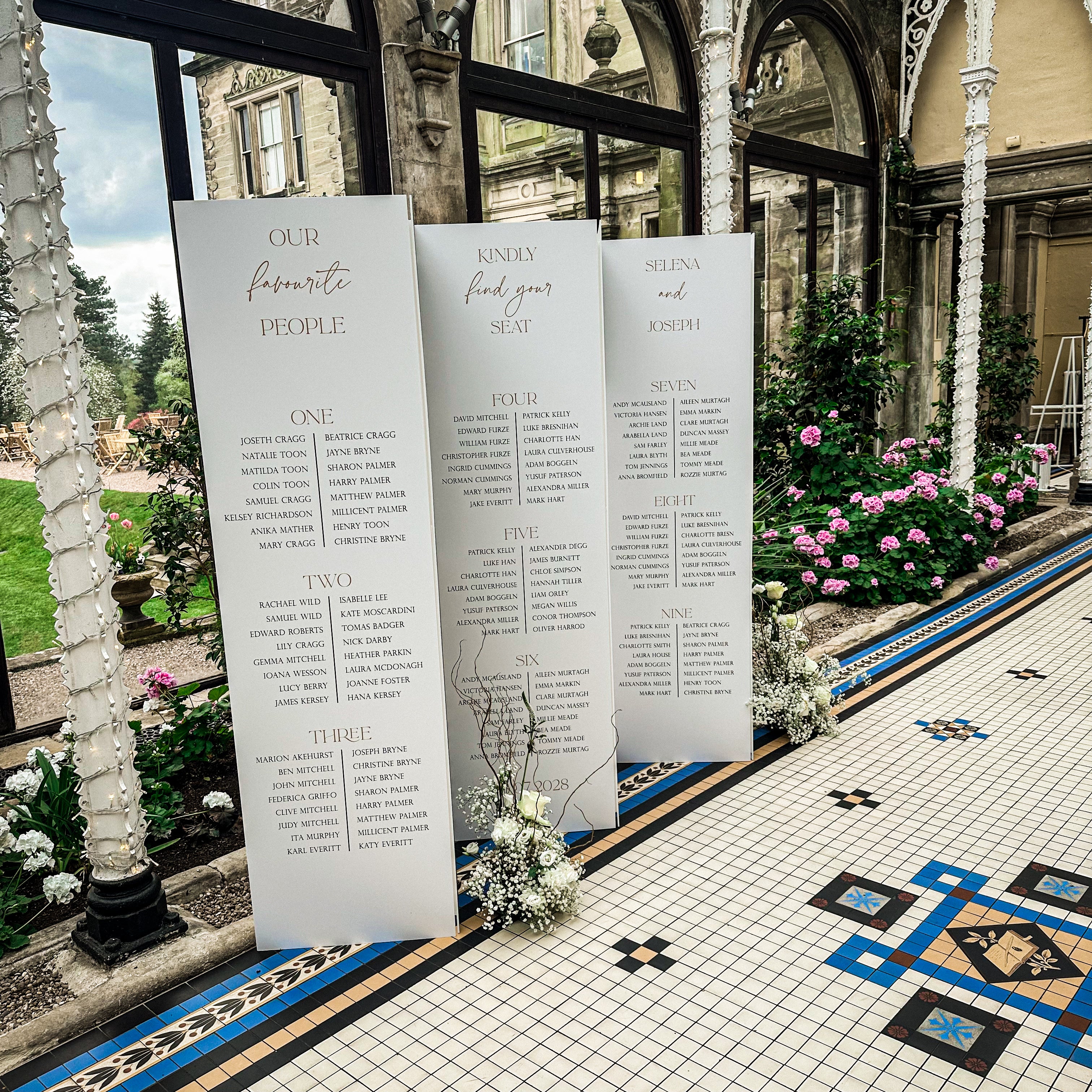 Stylish Wedding Decor Panels