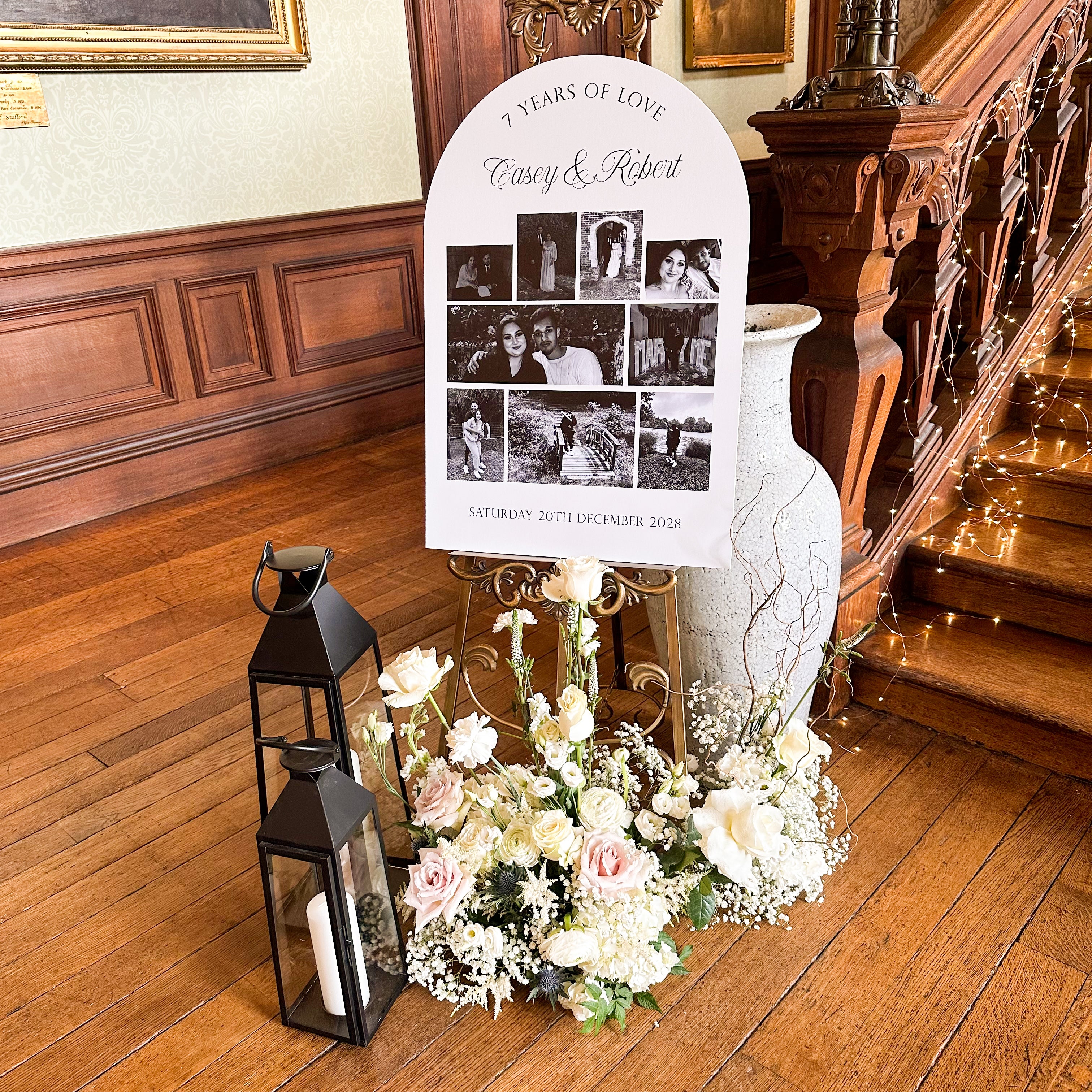 Custom Wedding Collage Board