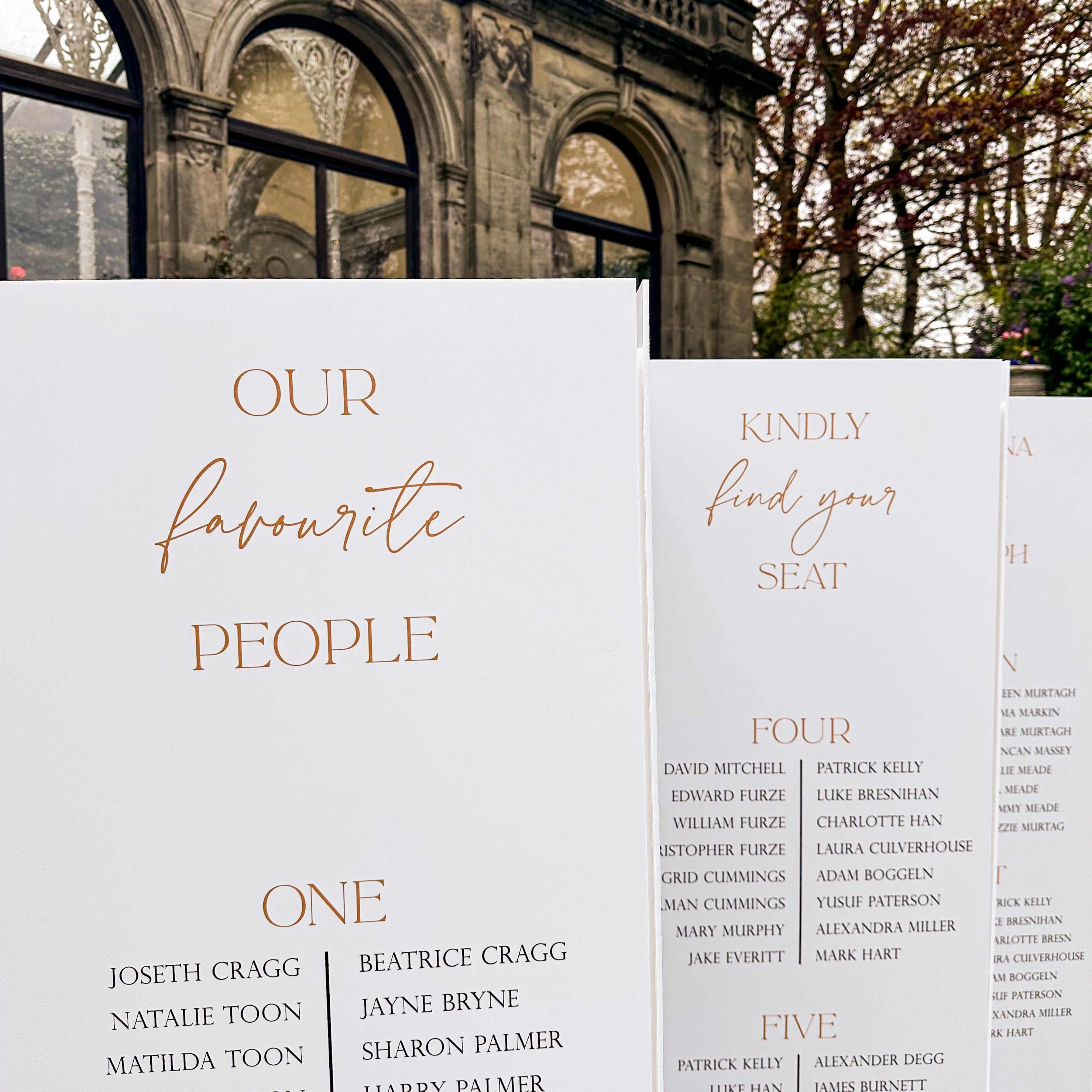 Large Wedding Signage