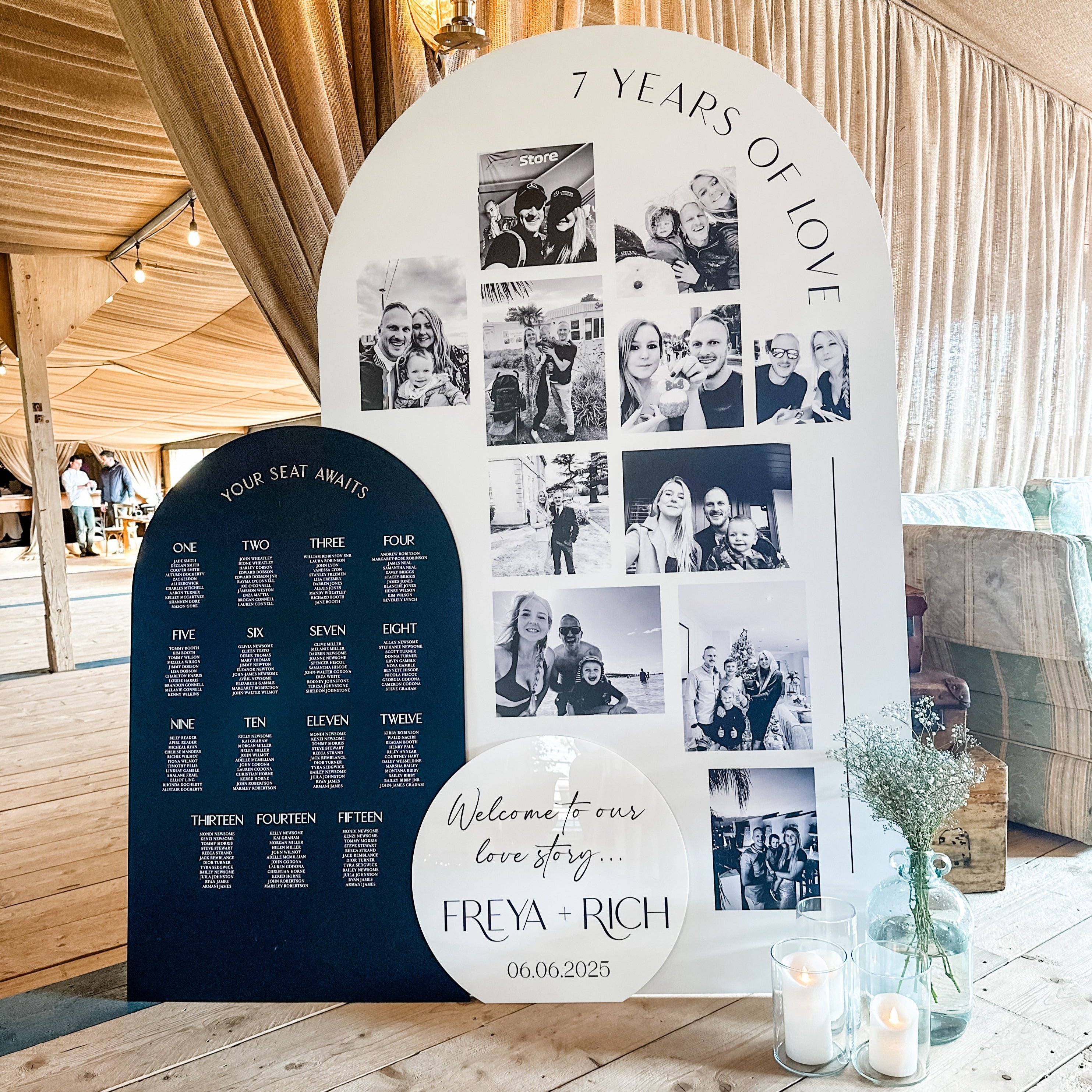 A stack of white foam sheets or boards, with the text "5mm Foamboard" indicating the size of the foam sheets.