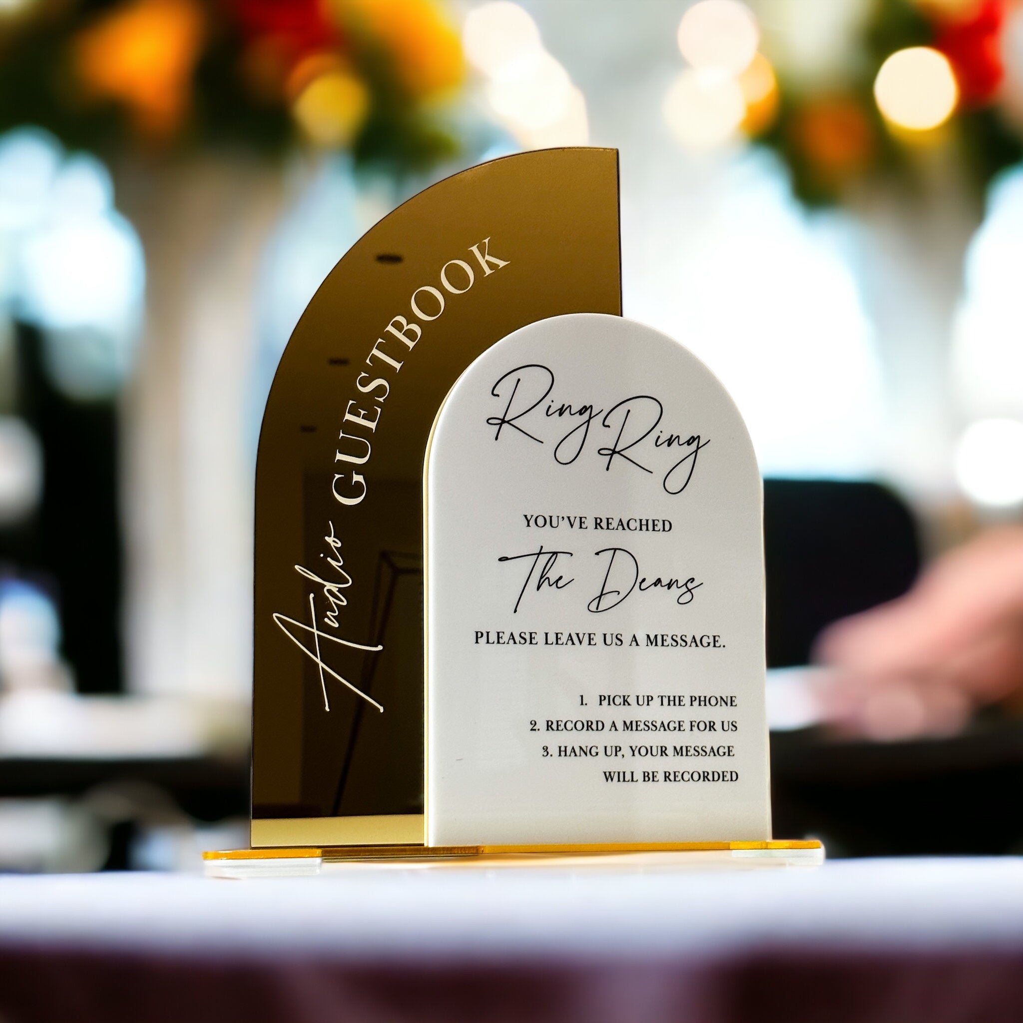 Audio Message Guestbook Sign