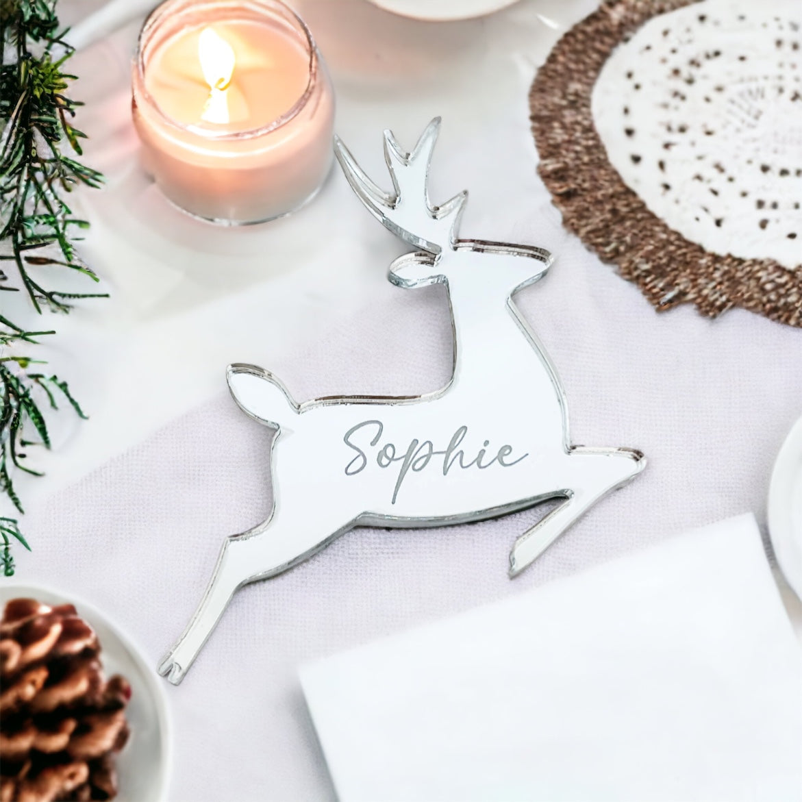 Christmas Wedding Place Setting
