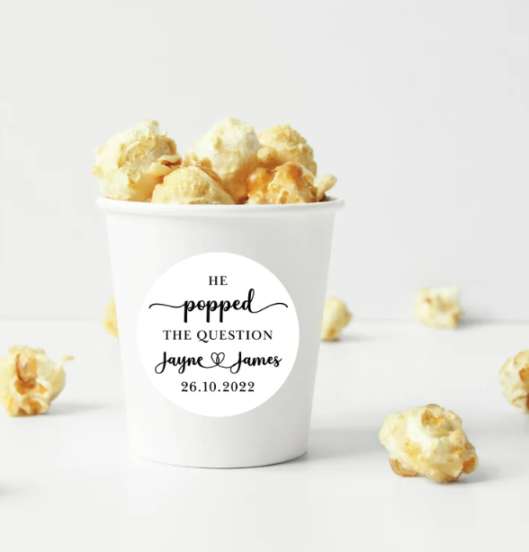 Engagement Party Favour Labels