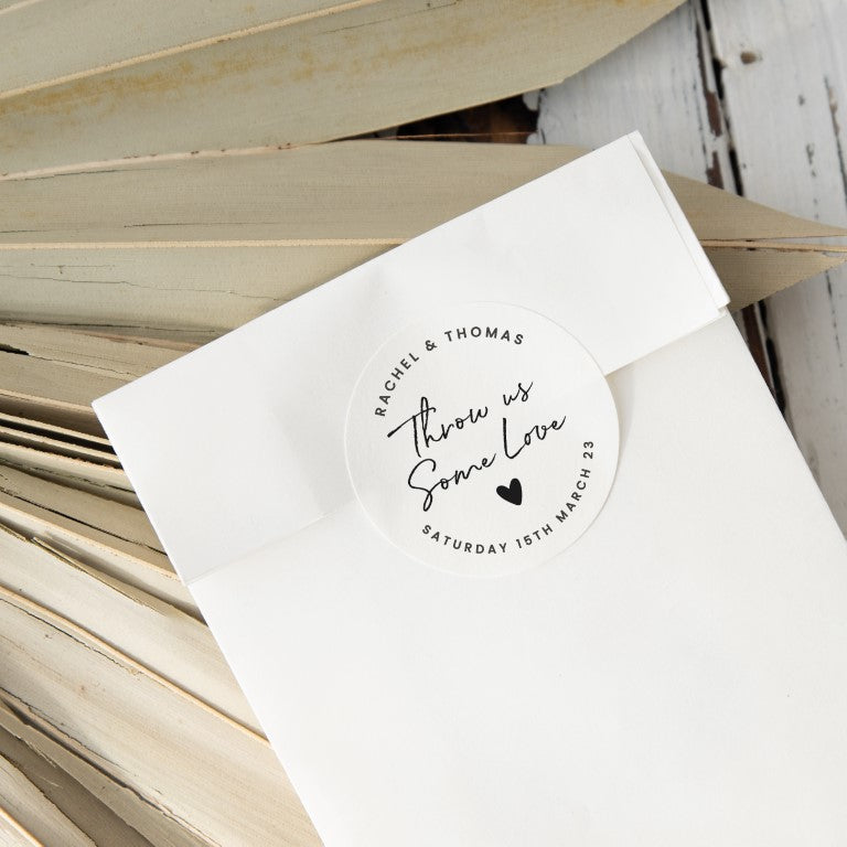 Wedding Favour Labels