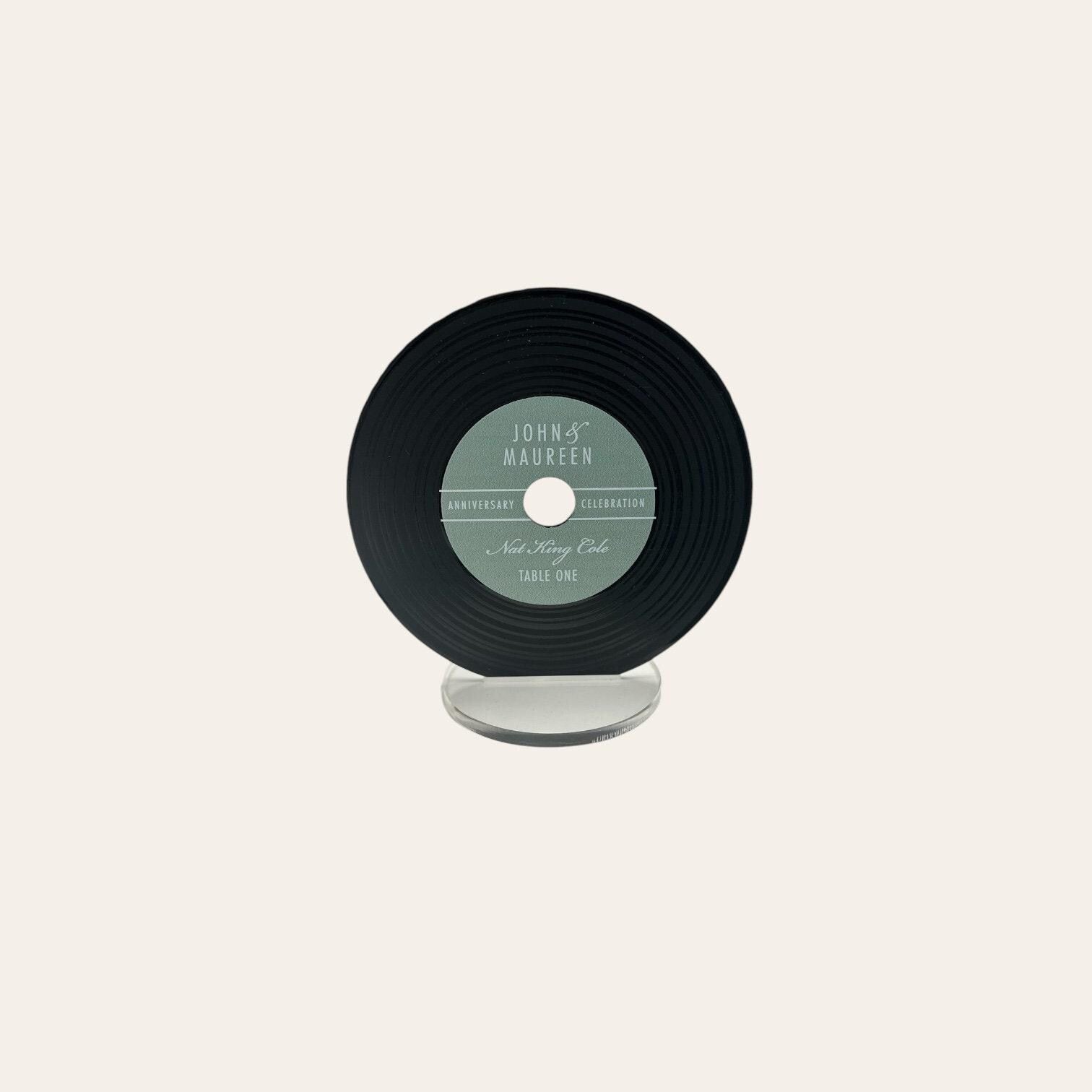 Jukebox Wedding Table Numbers