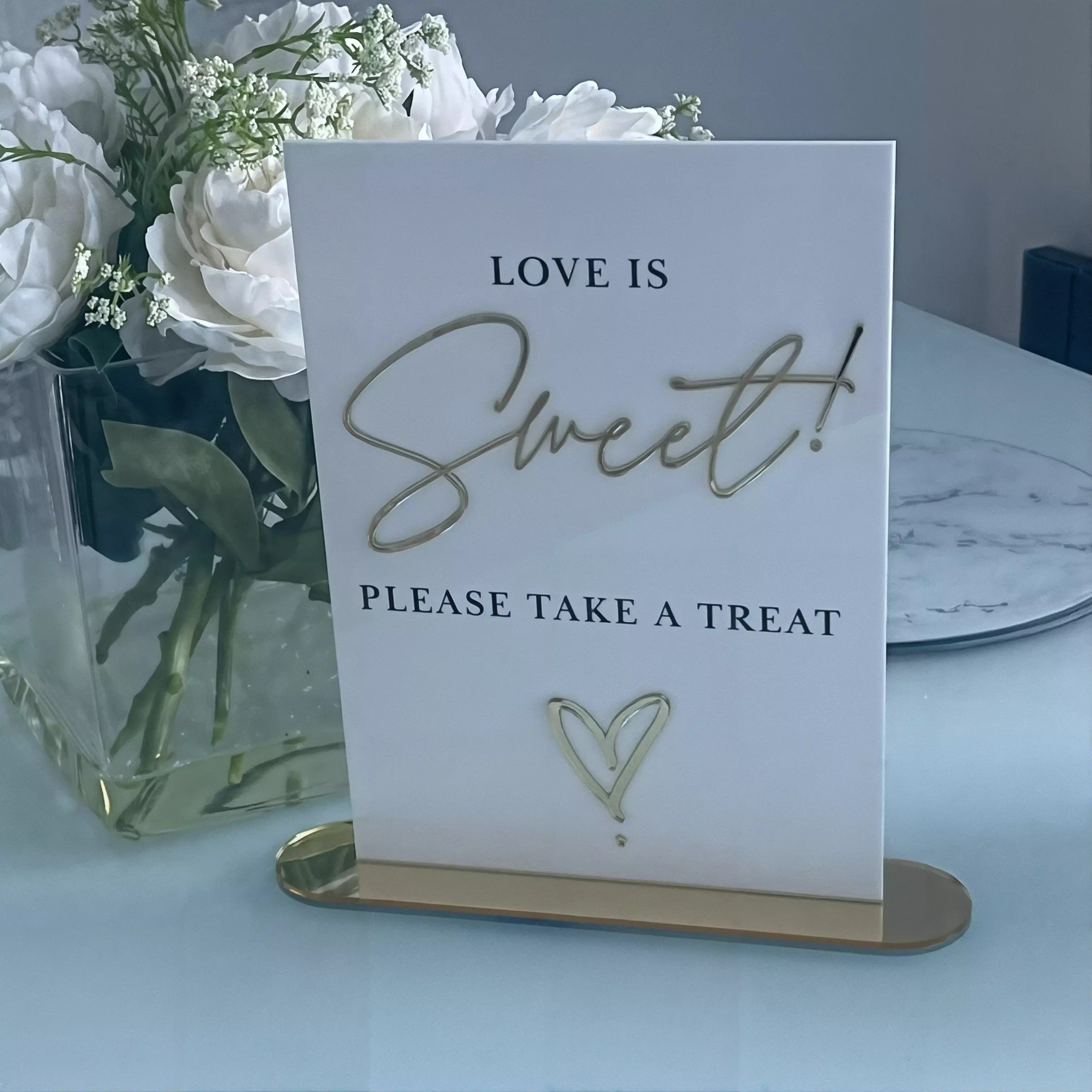 Wedding Sweet Trolley Sign