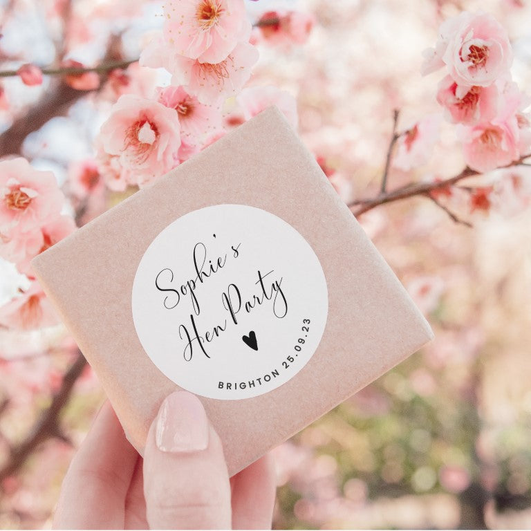 Bridal Shower Personalised Labels