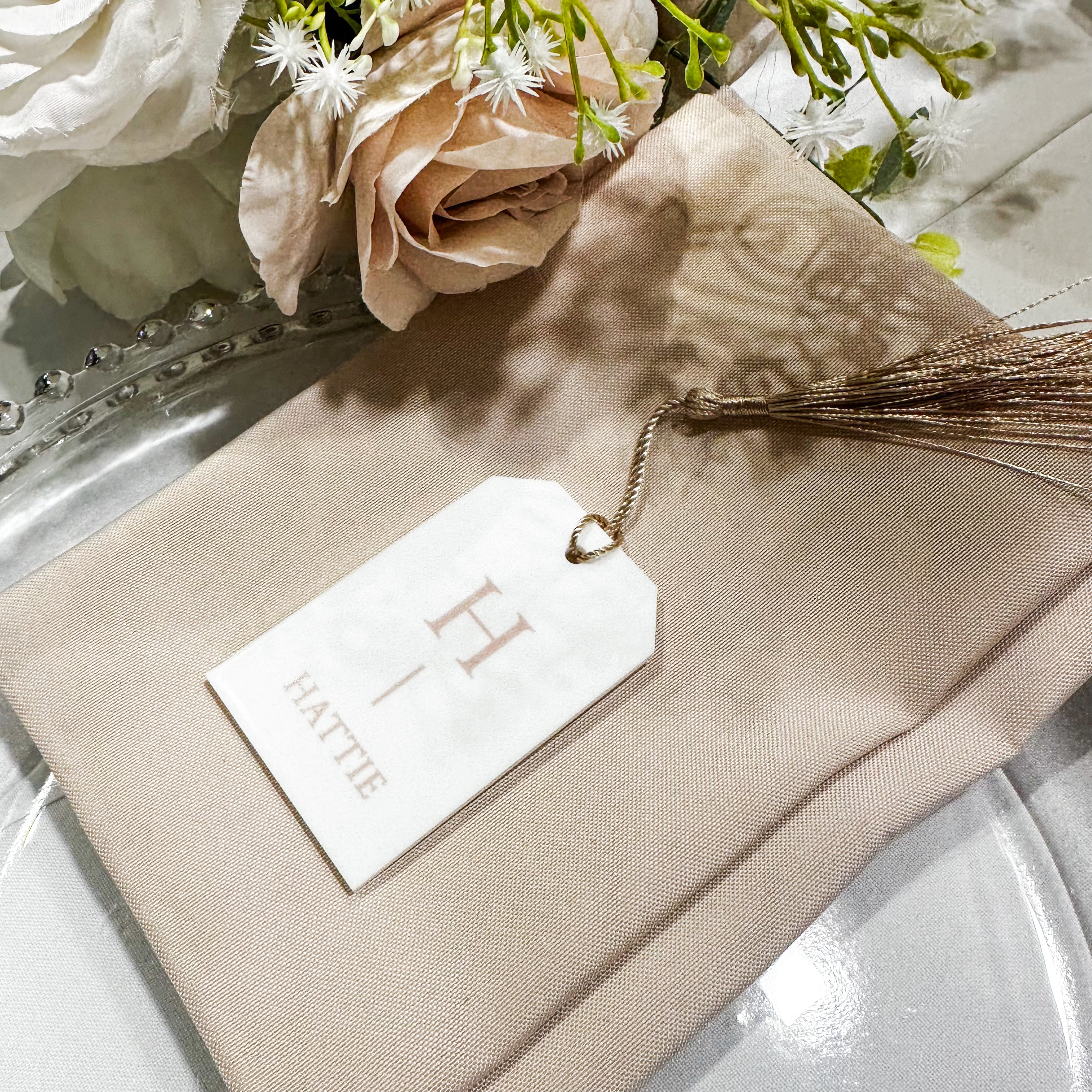 Champagne Gold Wedding Place Cards