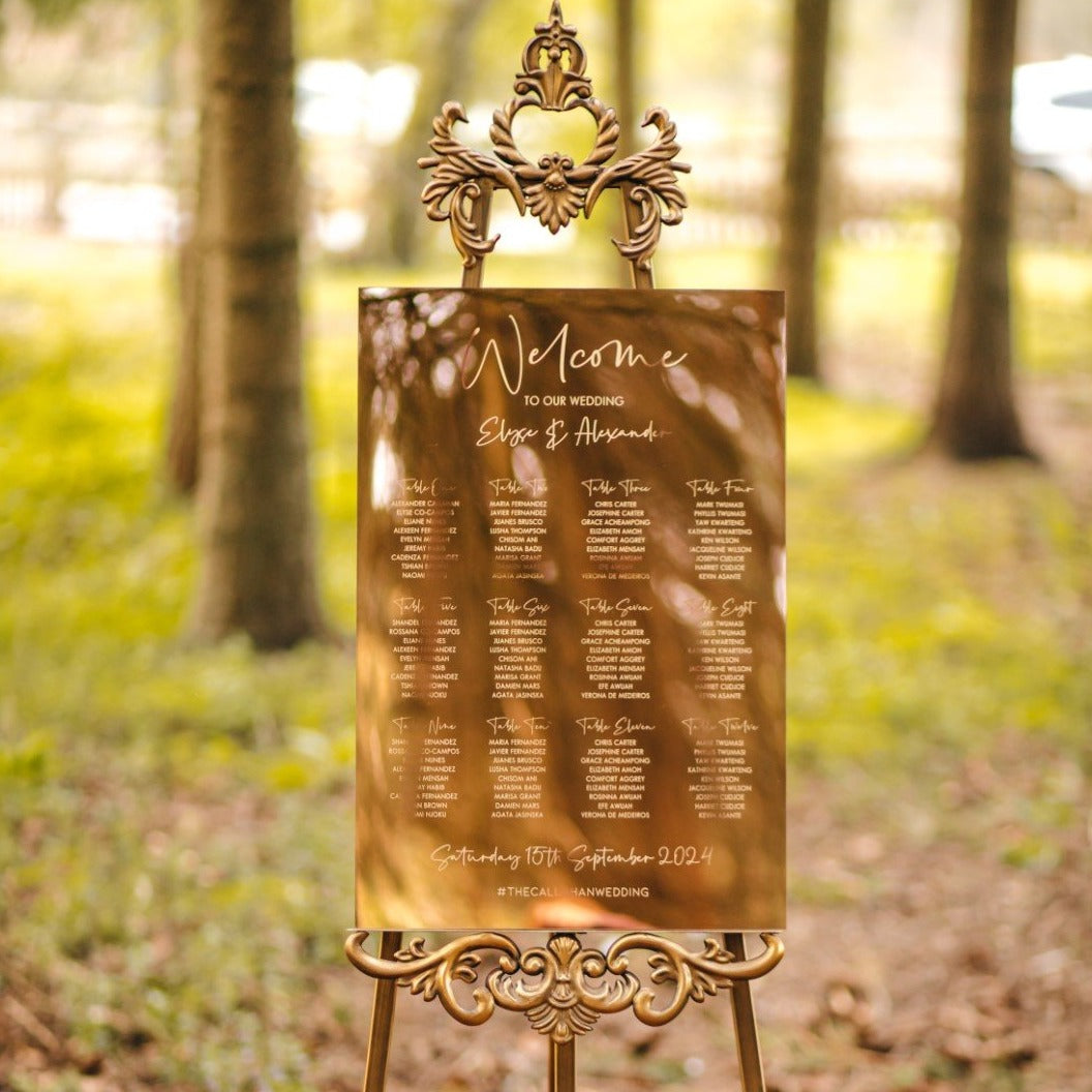 Luxury Wedding Table Plans