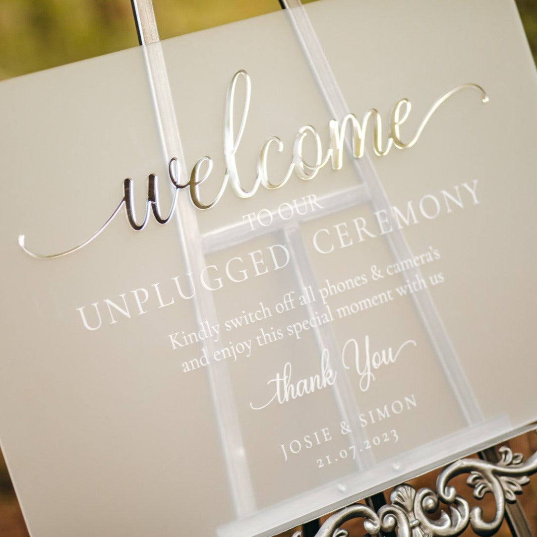 Switch Off Phones Wedding Sign