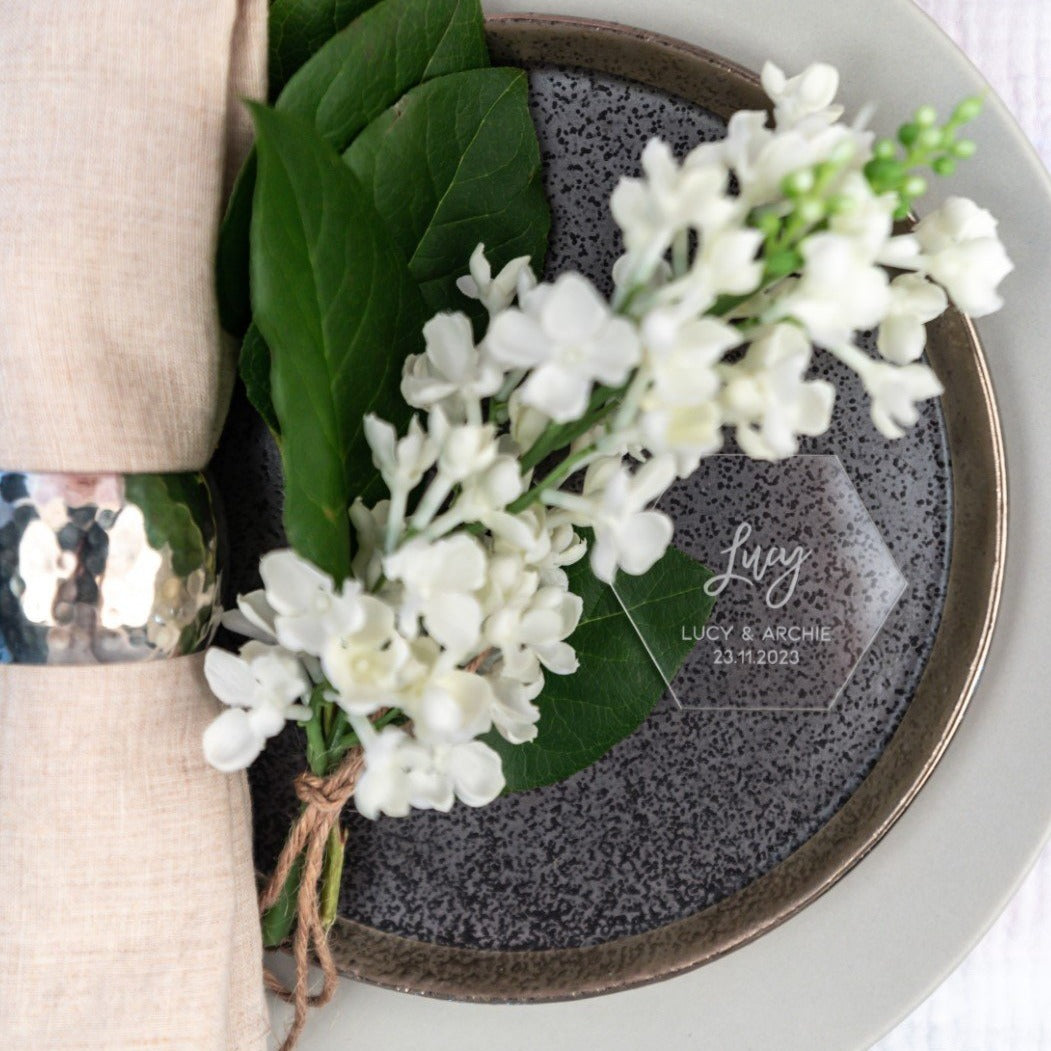 Simple Wedding Place Cards