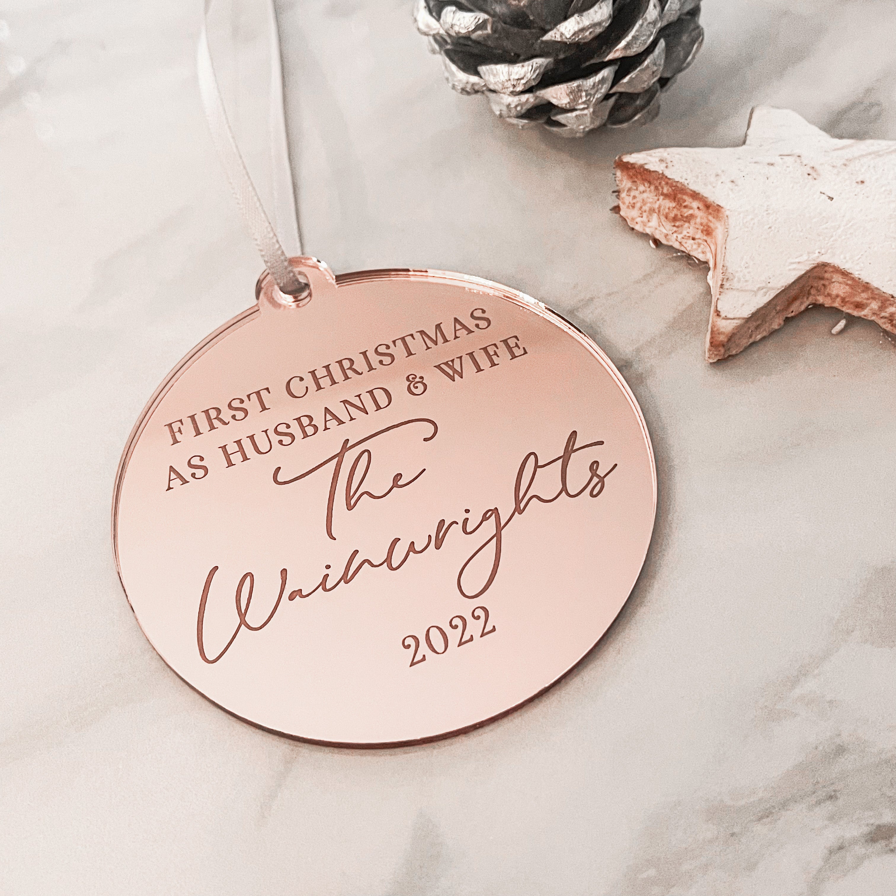 Newly Weds Christmas Bauble