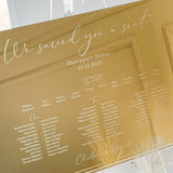 Large Engraved Event Seating Plans