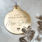 Bride To be Christmas Ornament