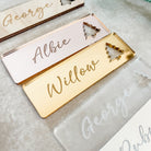 December Wedding Place Cards