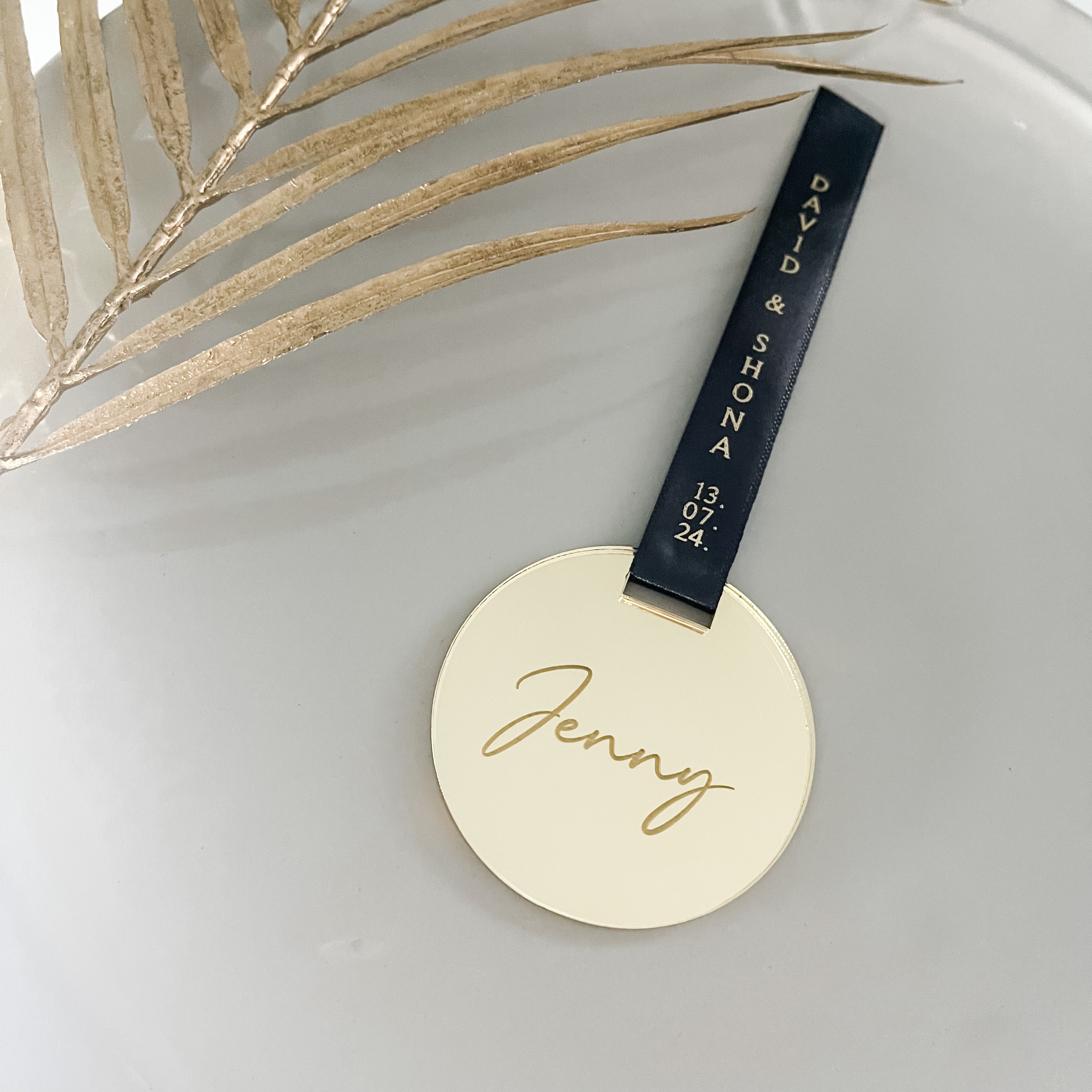 Engraved Wedding Name Places