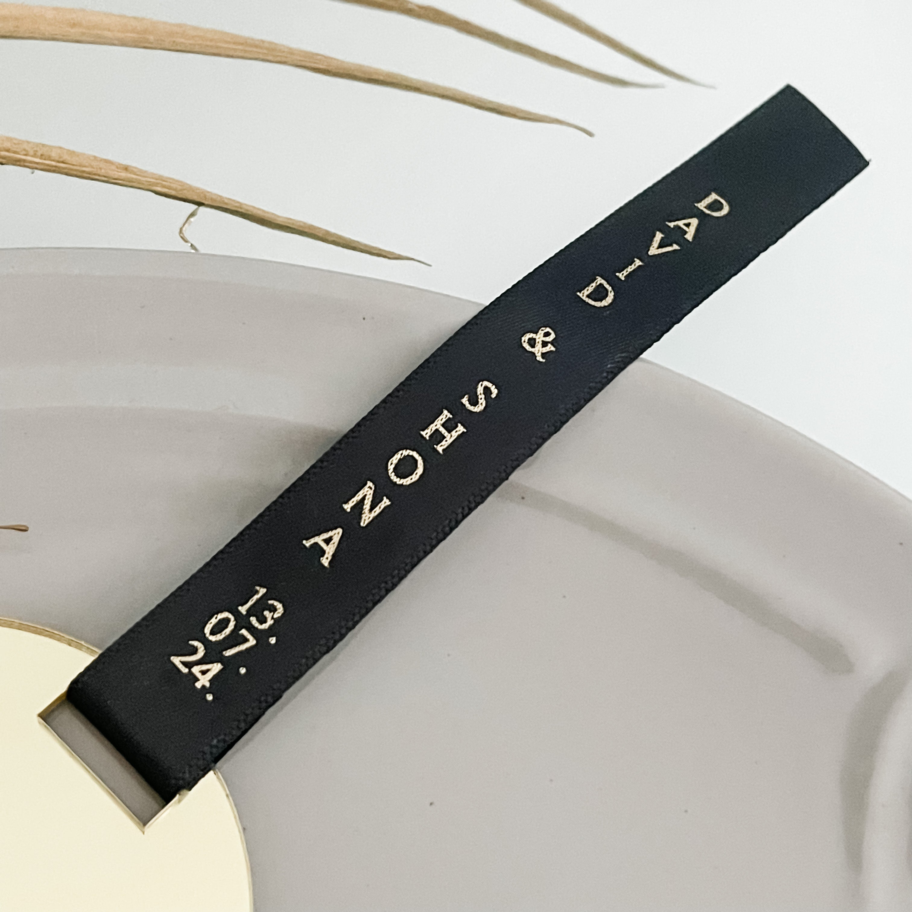 Wedding Place Names With Personalised Ribbon