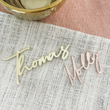 Luxury Cut Out Wedding Name Places