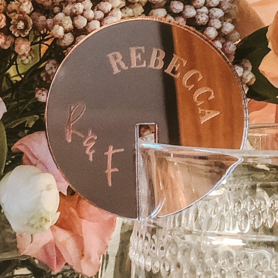 Personalised Name Cocktail Charms